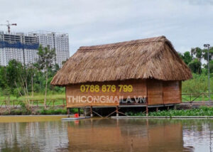 Thi công nhà lá Hậu Giang