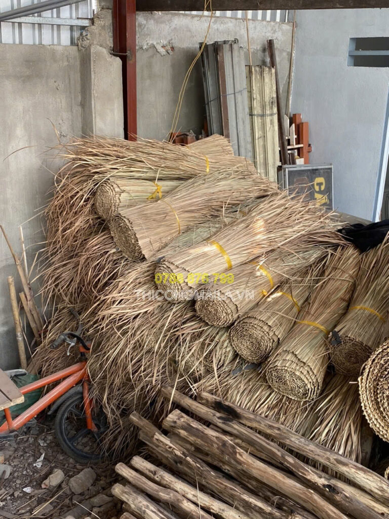 Thi công nhà lá Kon Tum