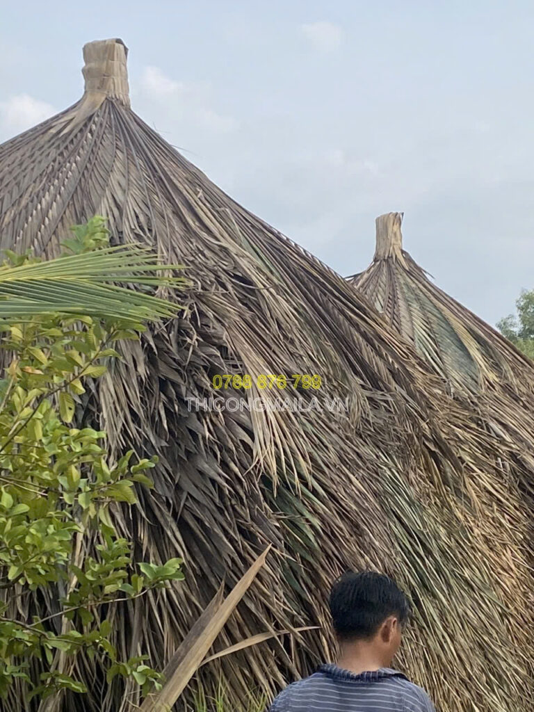 Thi công chòi lá Bình Thuận